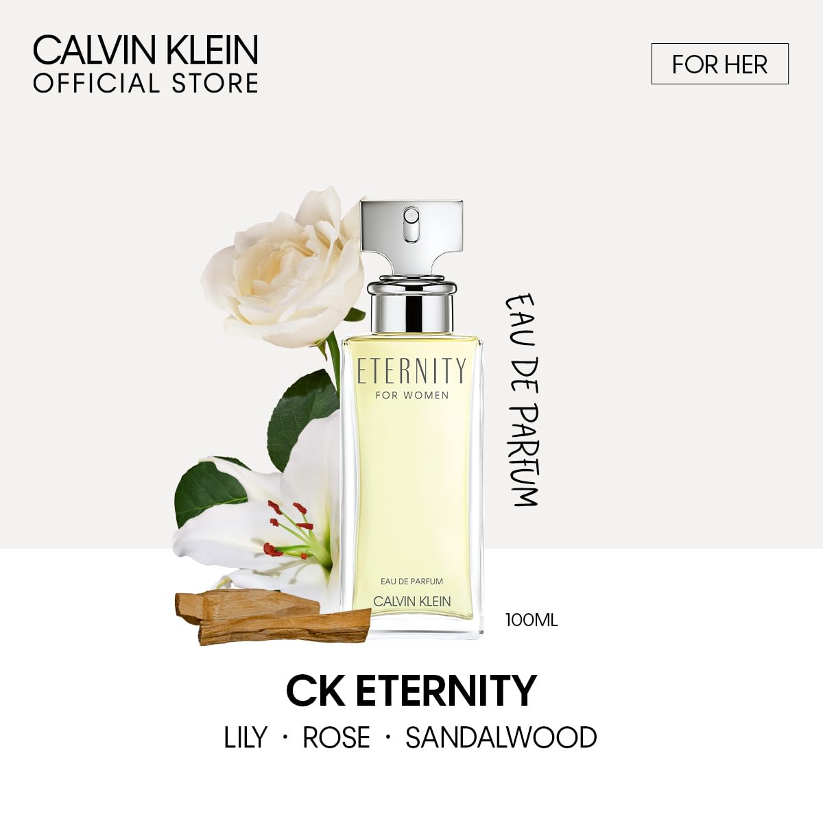 Calvin Klein Eternity for Women Eau De Parfum Spray